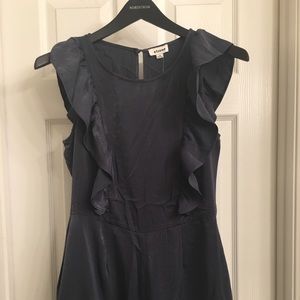 Storee Navy Romper Medium